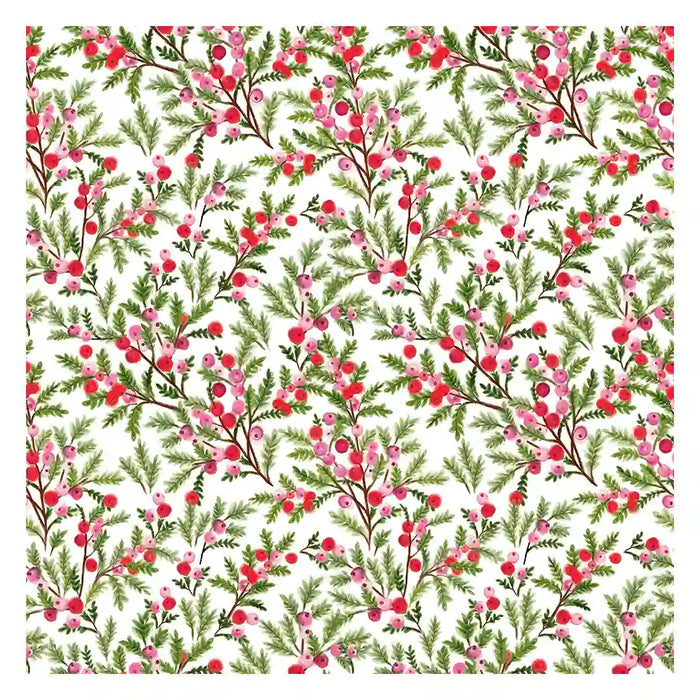 Sweet Berry branches  Jumbo Roll Wrap, 10ft