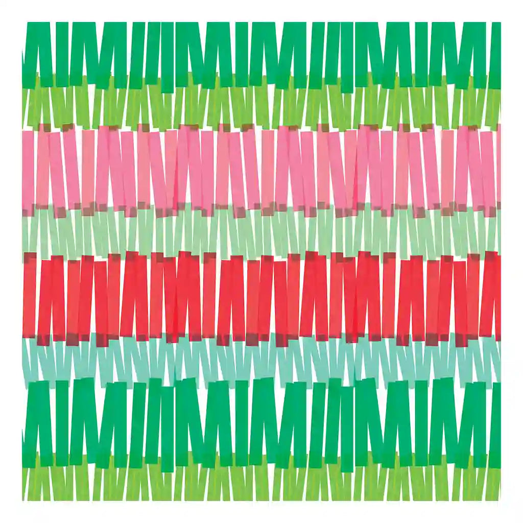 Holiday Fringe Jumbo Roll Wrap, 10ft