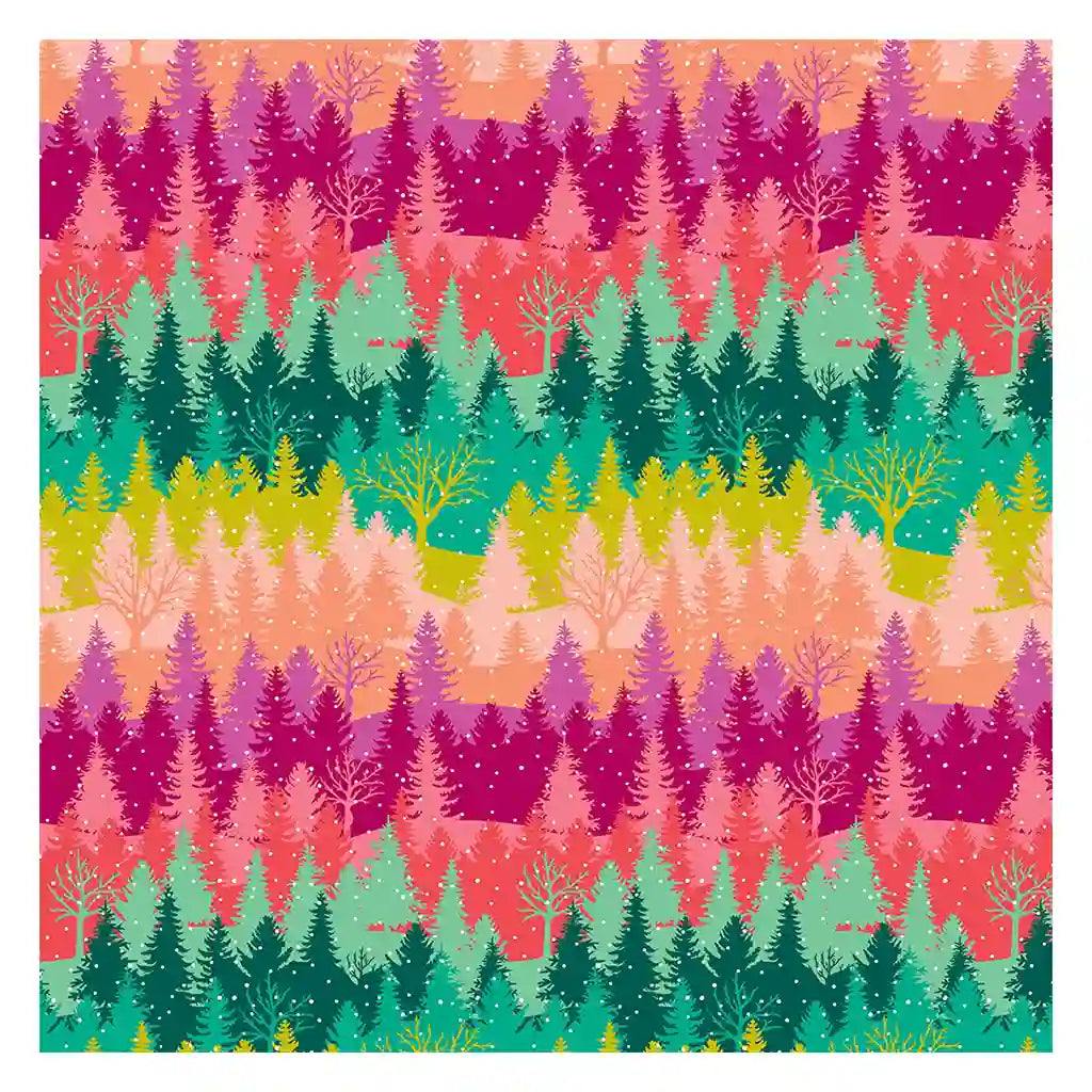 Colorful Timbers  Jumbo Roll Wrap, 10ft