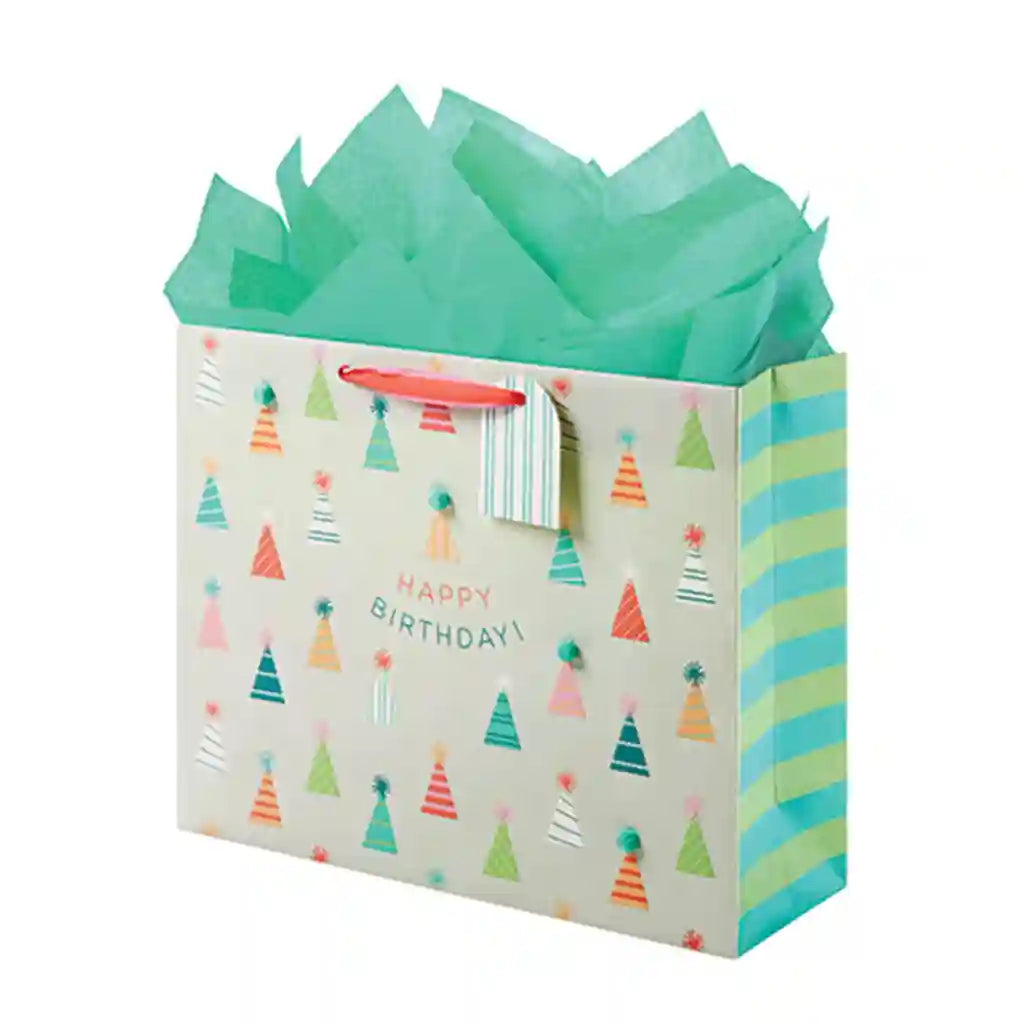 Contrast Party Hats Large Vogue Bag