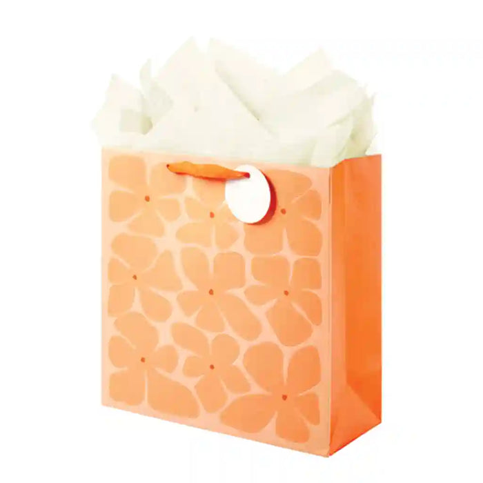Modern Color Floral Large Square Bag