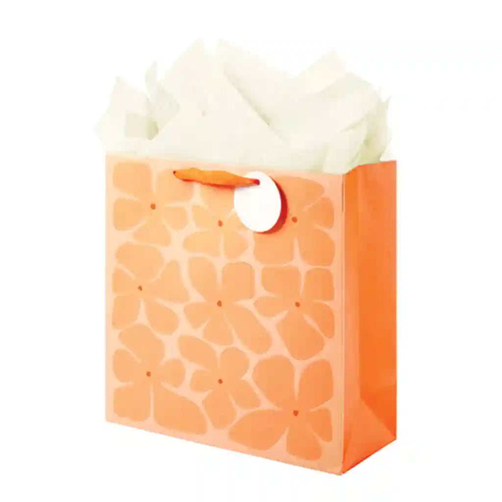 Modern Color Floral Large Square Bag