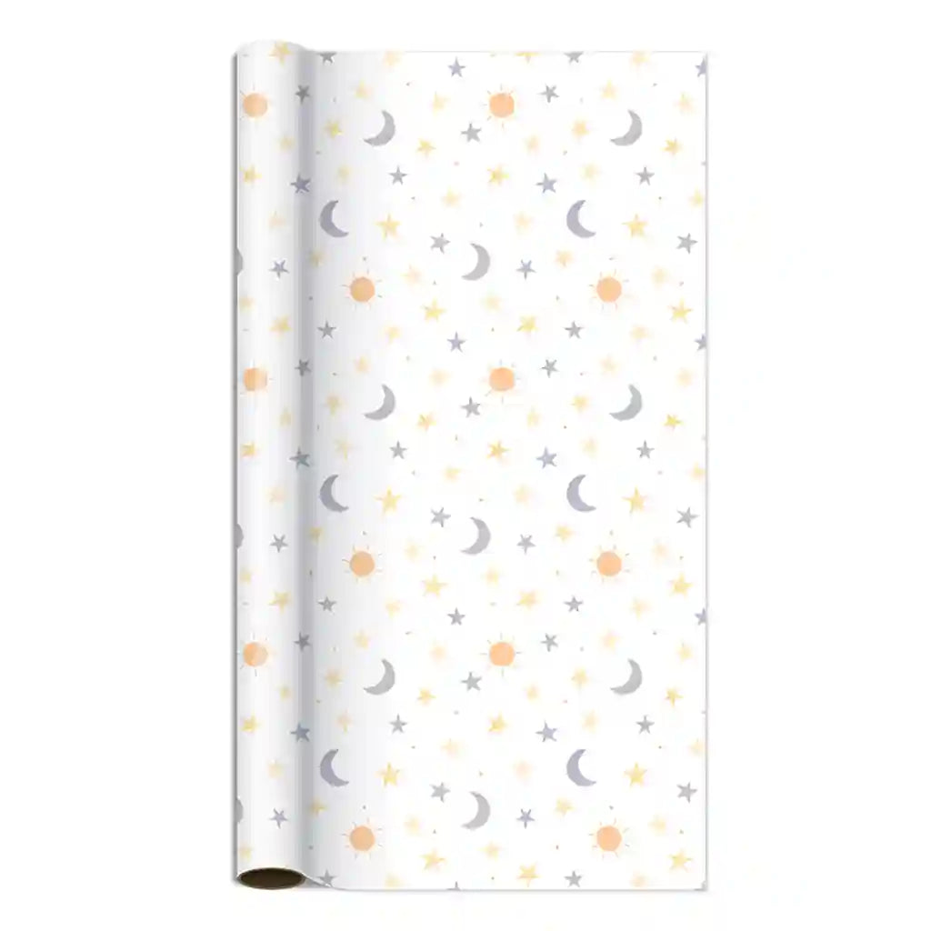Sun Moon Stars Roll Wrap, 5ft