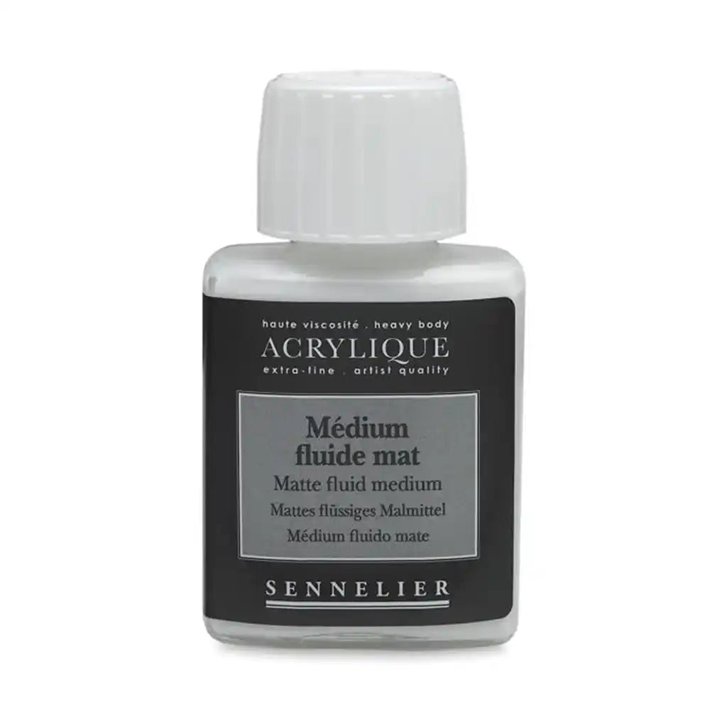 Sennelier Matte Fluid Medium Jar