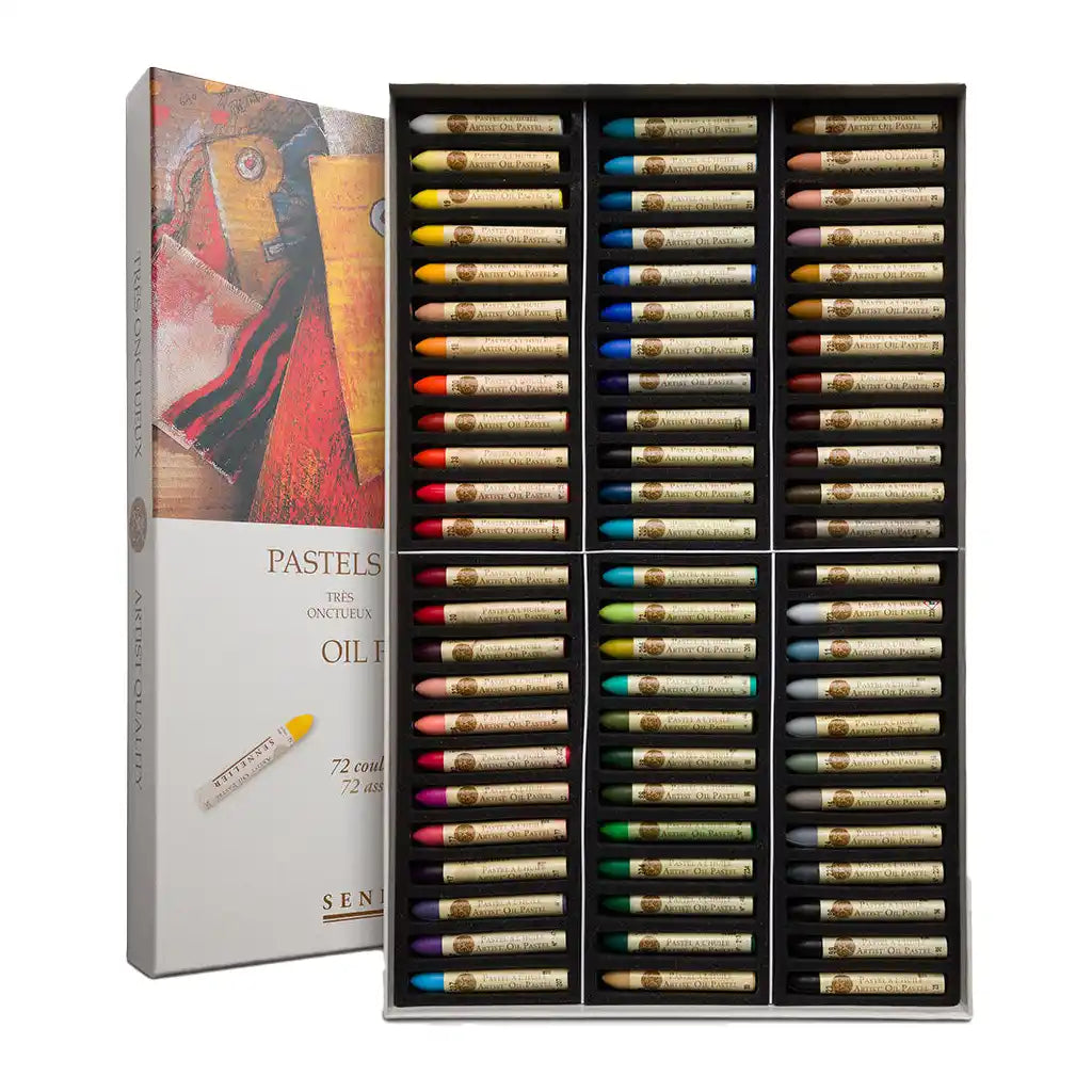 Oil Pastels Cardboard Set 24 Oil Pastels- Universal