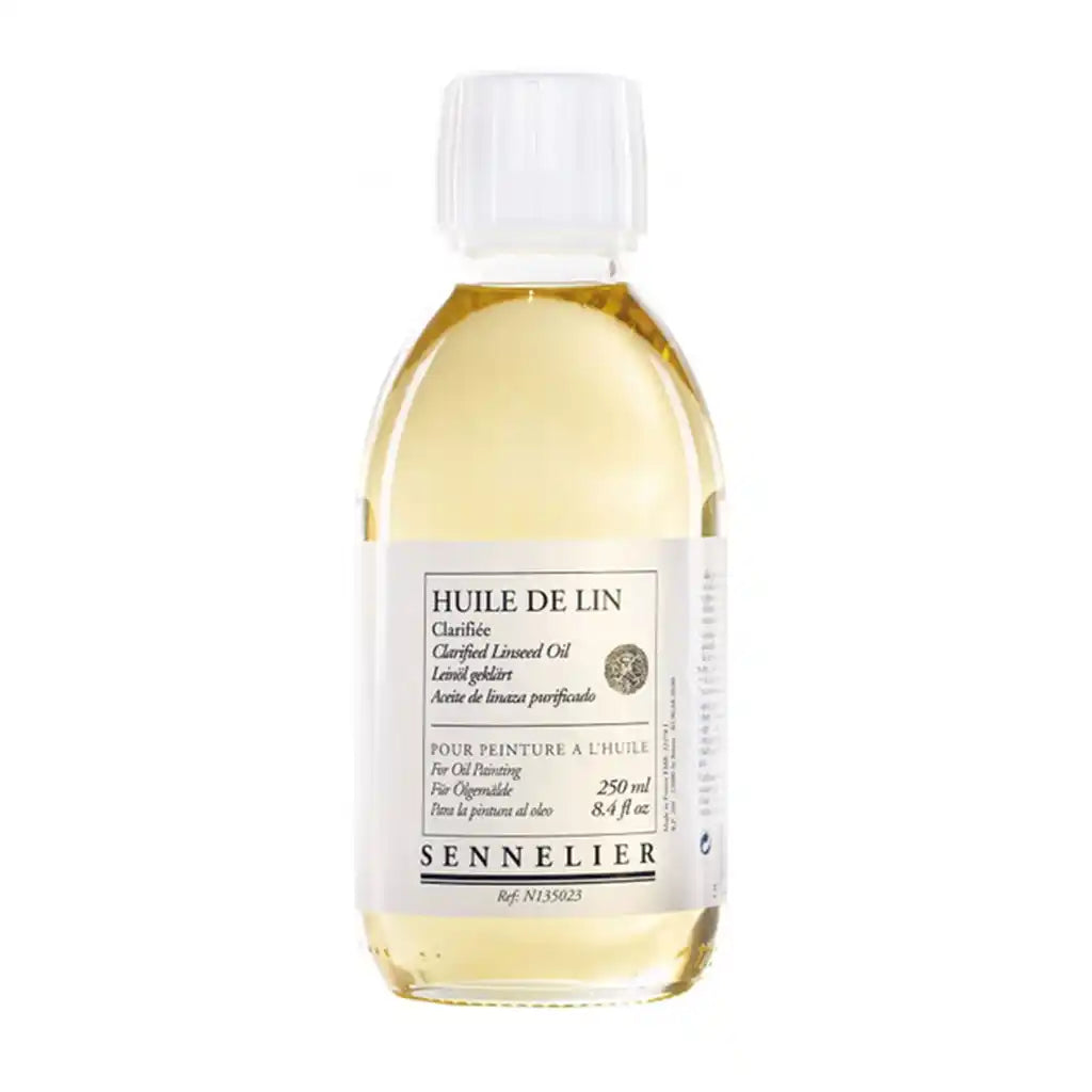 Sennelier Clarified Linseed Oil 250ml - 8.4 Fl oz