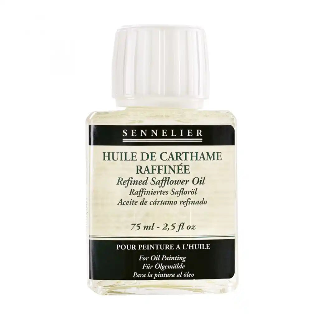 Sennelier Refined Safflower Oil Jar of 75ml - 2.58oz
