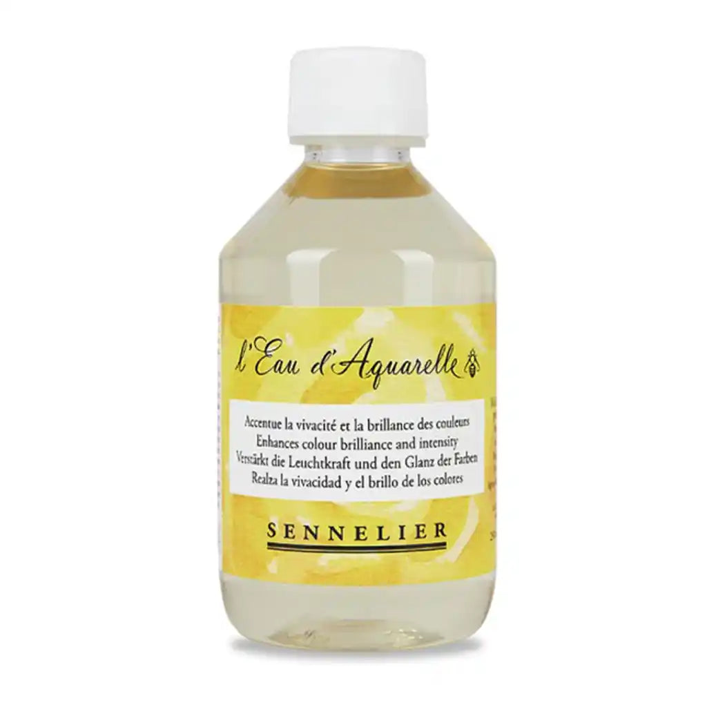 Sennelier &quot;L&#39;Eau&quot; Wetting Medium For Watercolour - 250ml Bottle