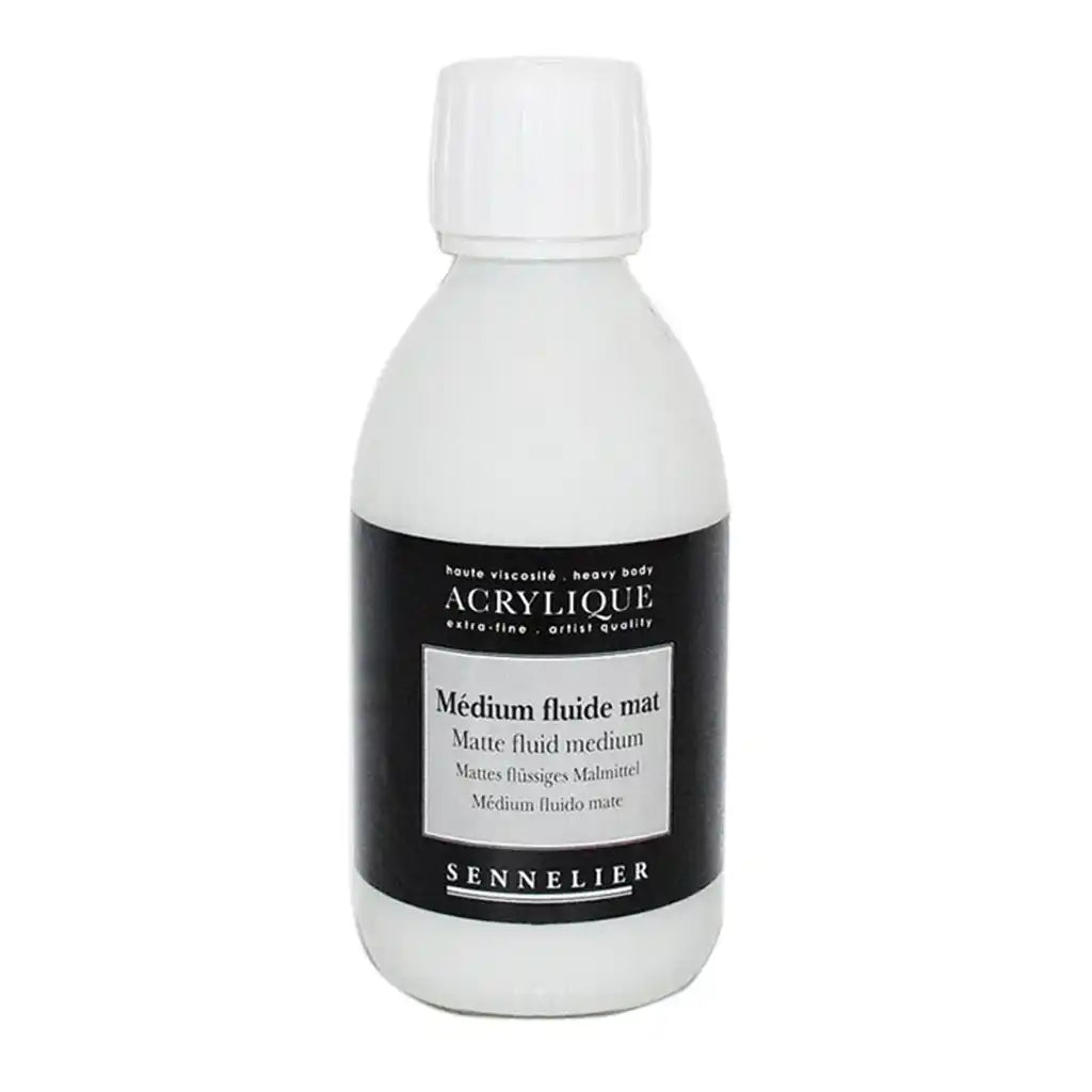 Sennelier Matte Fluid Medium Jar
