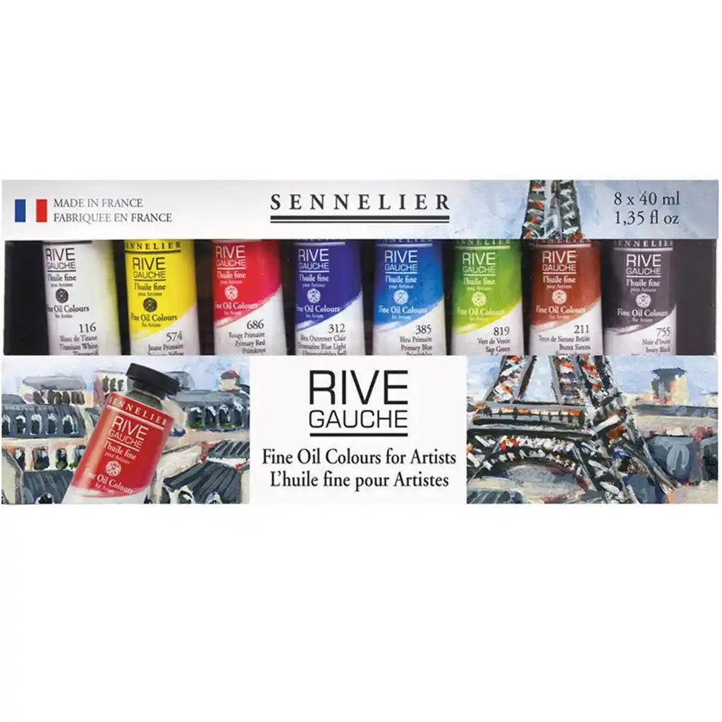 Sennelier Rive Gauche Oil Colour 8 x 40ml