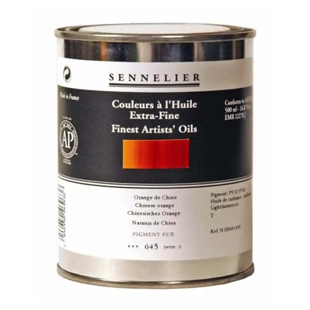 Sennelier Artist Oil Colour 500ml - 16.87 Fl oz S1-Titanium White