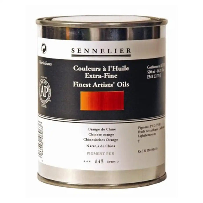 Sennelier Artist Oil Colour 500ml - 16.87 Fl oz S1-Titanium White