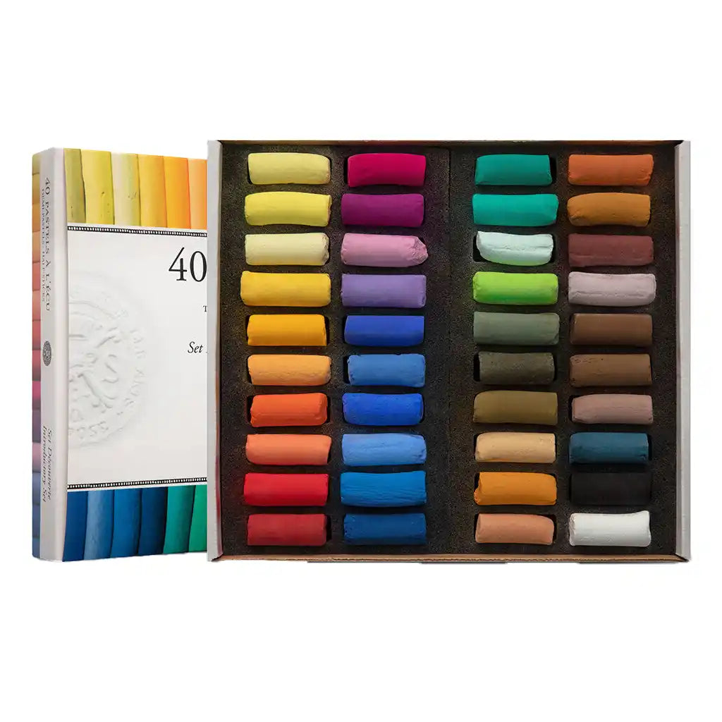 Sennelier Soft Pastel Half Stick Set of 40 Assorted Colors