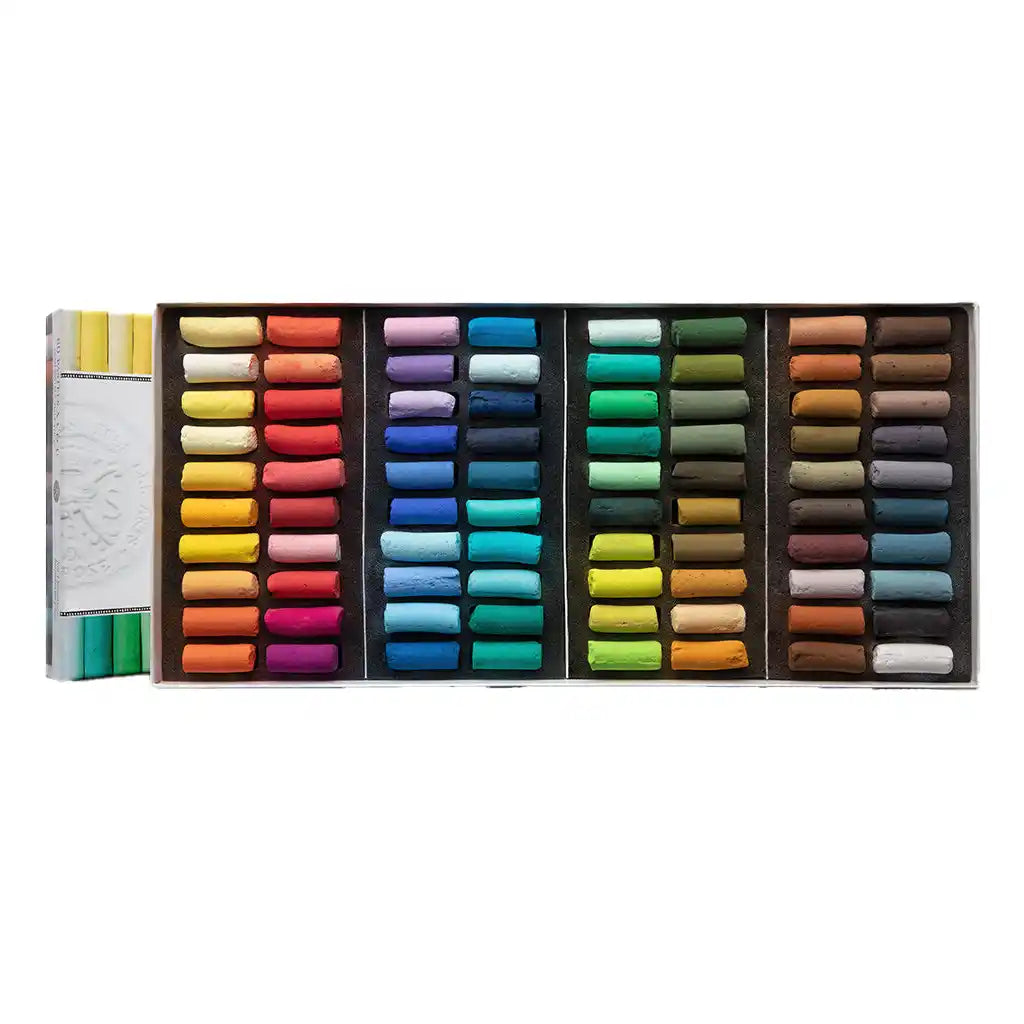 Sennelier Artist Soft Pastel Cardboard Box 80 Half Sticks
