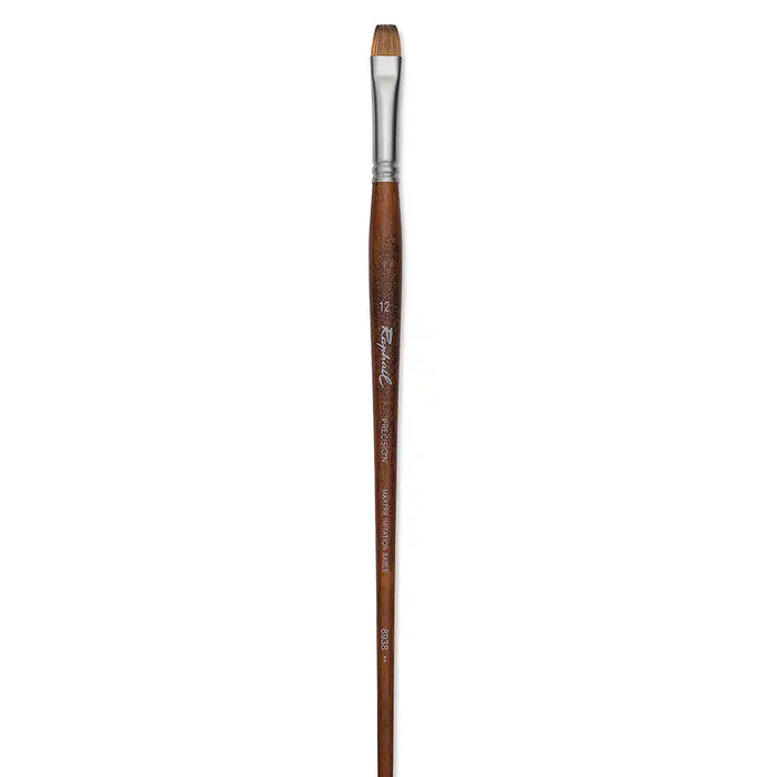 Precision Acrylic And Oil Short Flat Brush 8938
