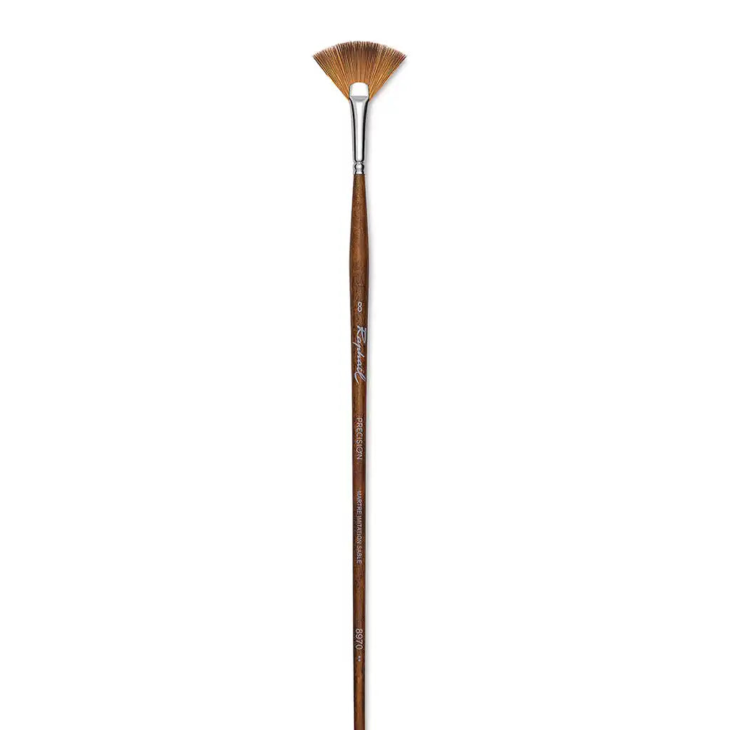 Precision Acrylic And Oil Fan Brush 8970