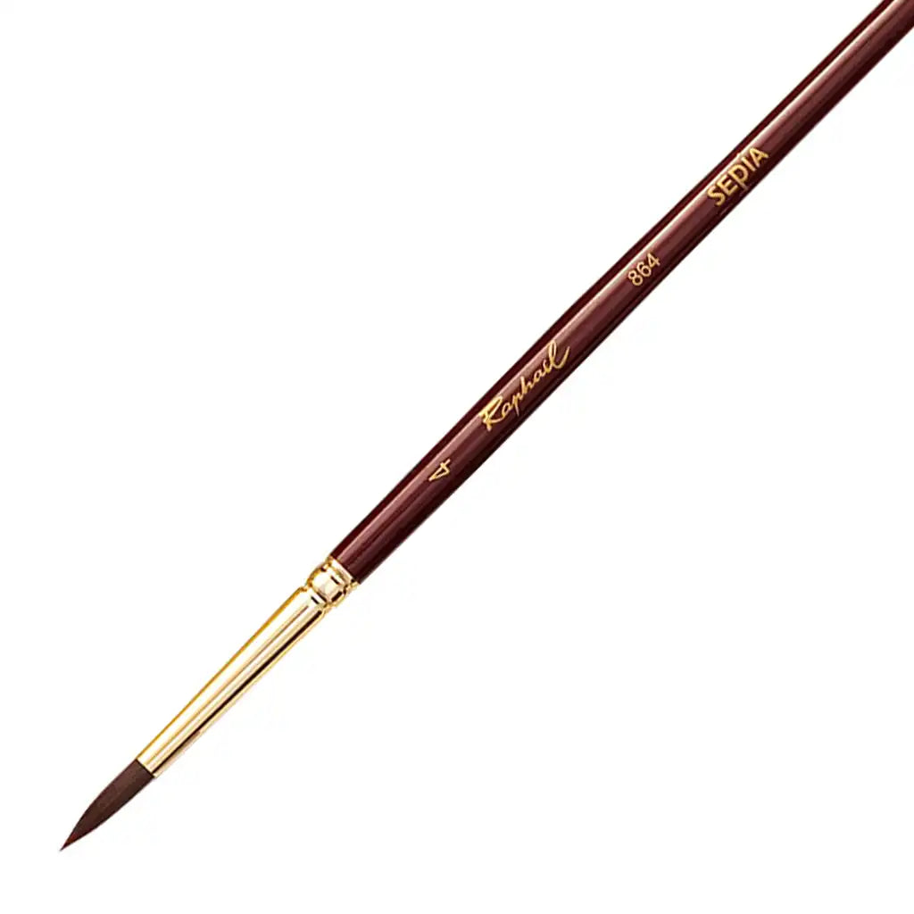 Sepia Acrylic Round Brush 864
