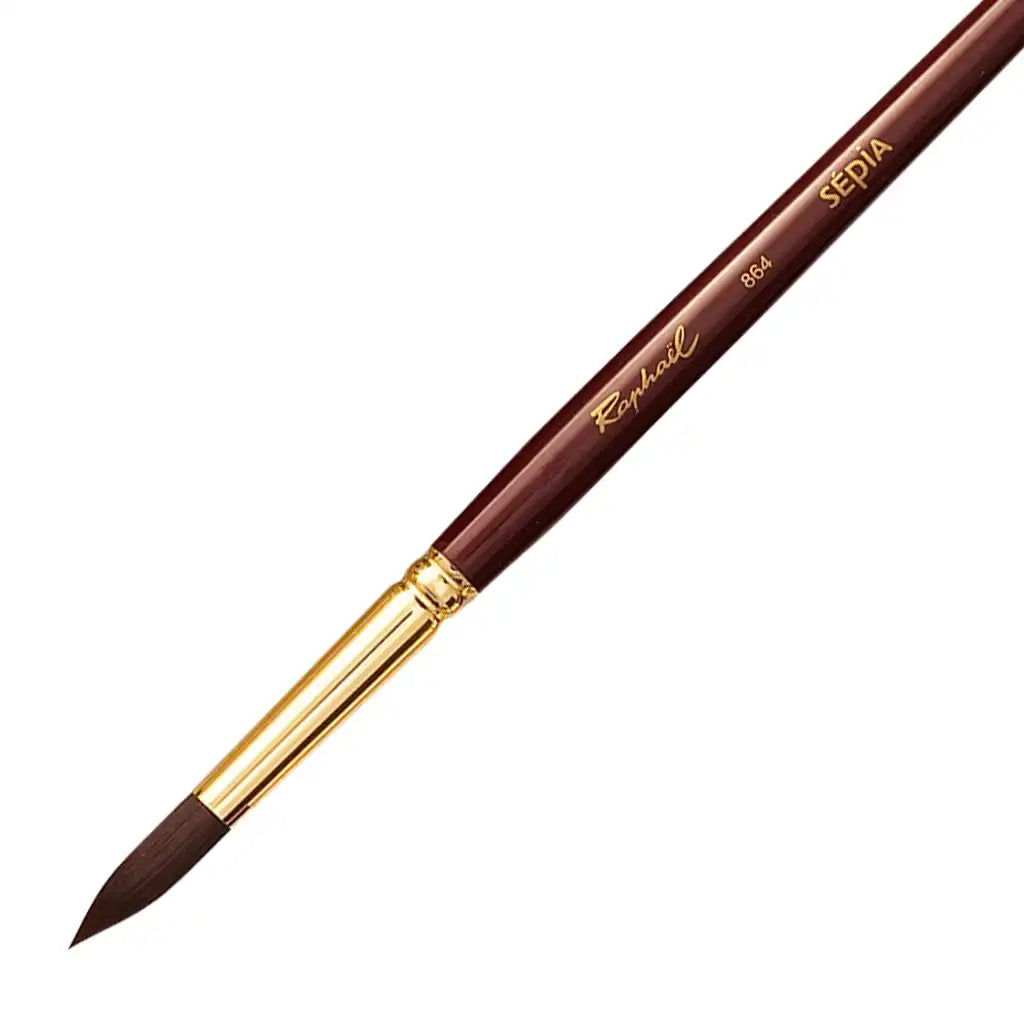 Sepia Acrylic Round Brush 864