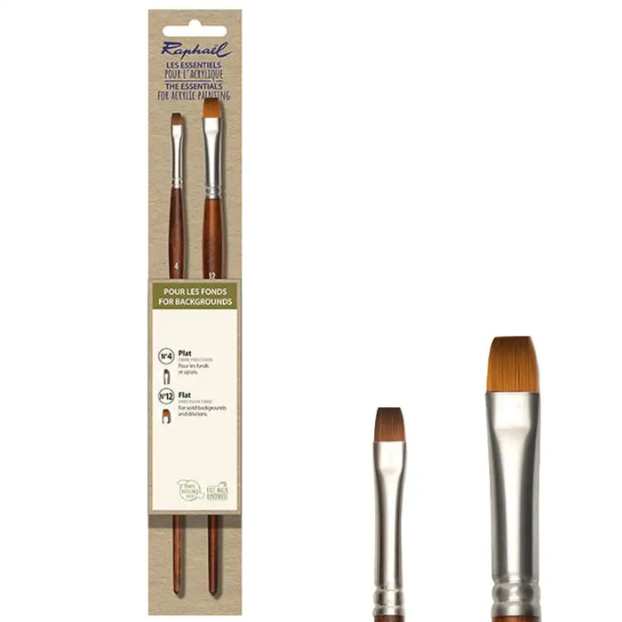 Raphael Essentials Acrylic & Watercolor Brush Set