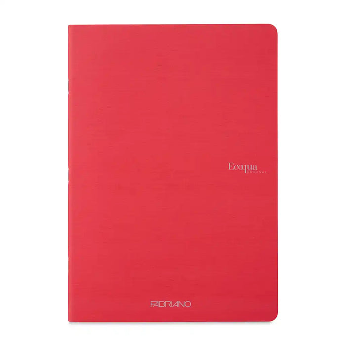Ecoqua Staple Book, Graph A4 40 Sheets, Red