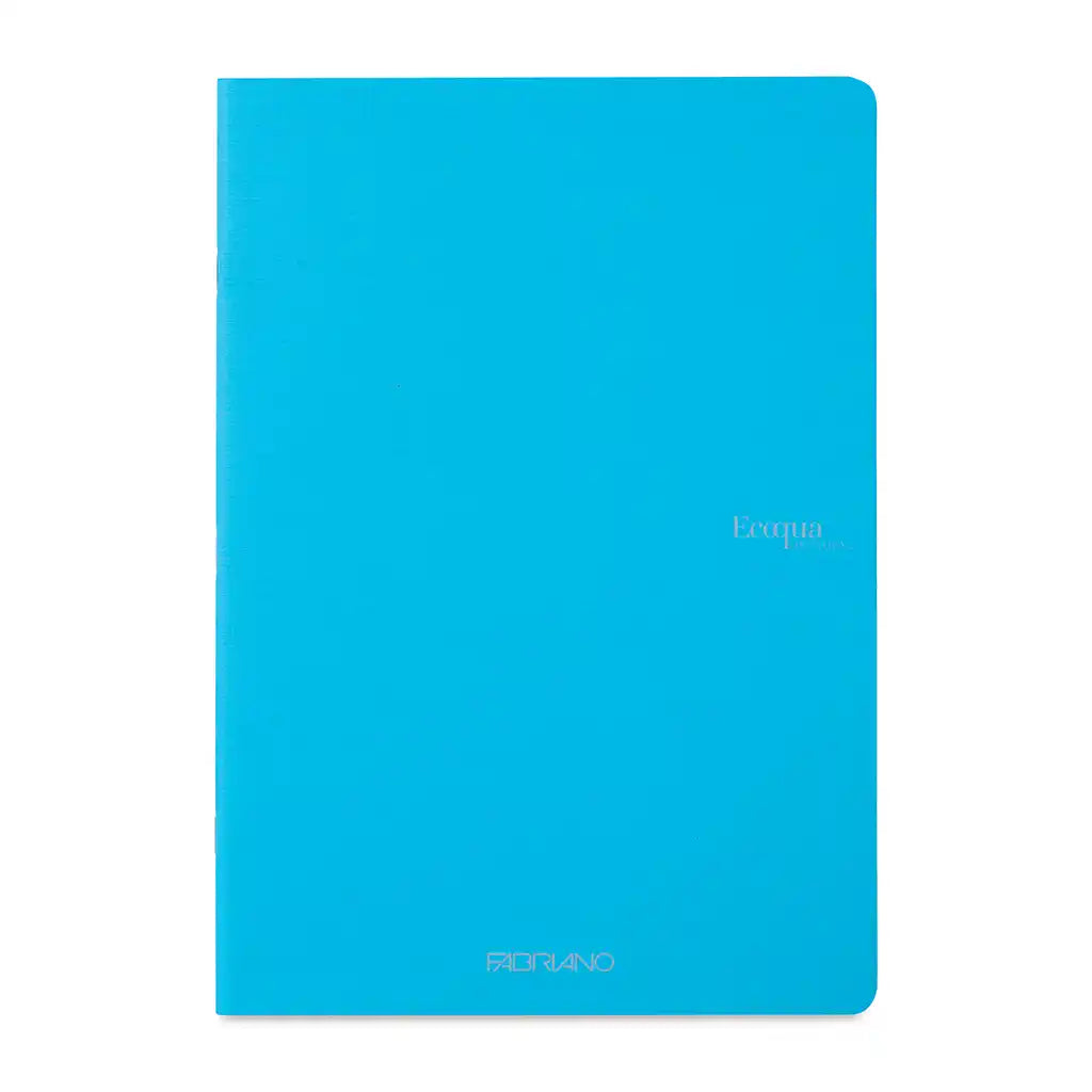 Ecoqua Staple Book, Graph A4 40 Sheets, Turquoise