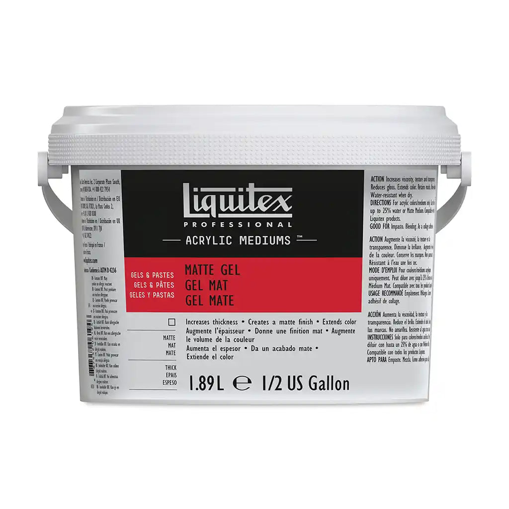 Liquitex Gel Medium Matte, 64oz