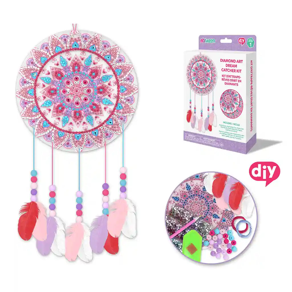 Craft Medley Kit: Diy Diamond Painting Dream Catcher Kit Mandala