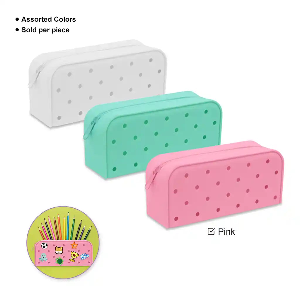 Modifi: Silicone Charm Pencil Case 7.1in x 3.15in