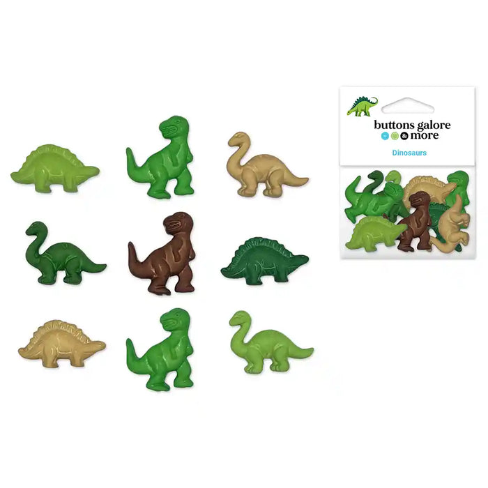 Buttons Galore & More: Craft & Sewing Novelty Buttons  4081 Dinosaurs