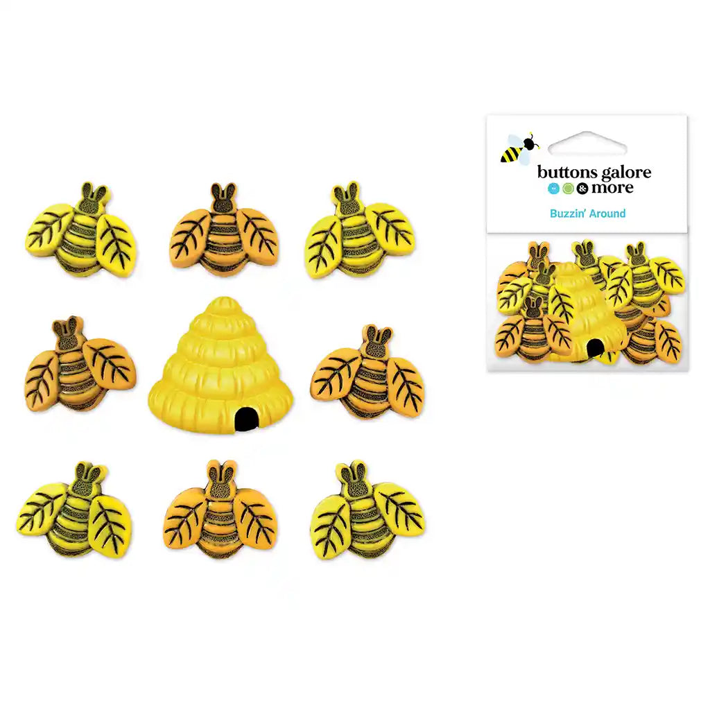 Buttons Galore &amp; More: Craft &amp; Sewing Novelty Buttons  4253 Buzzin' Around