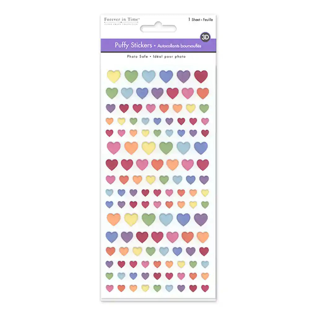 Paper Craft Sticker: 3.7in x 7.7in 3D Puffy Icons Mini Motifs