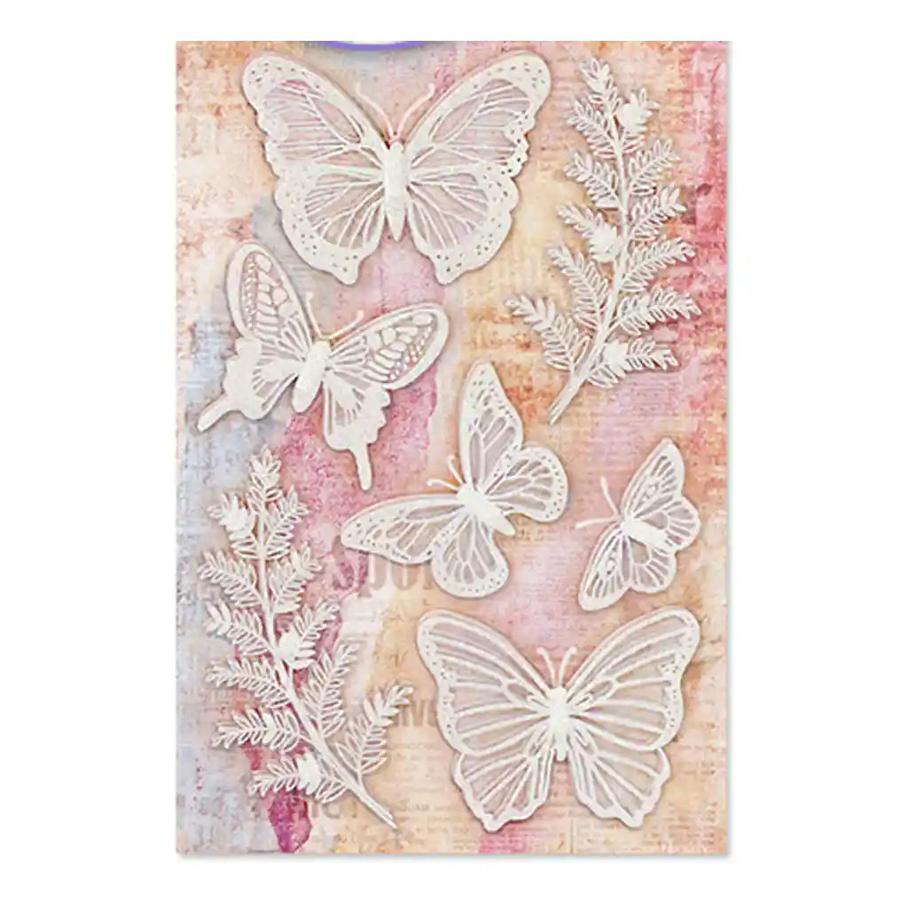 Handmade Sticker: 4.9in x 7.3in 3D Page Lifters with Crease