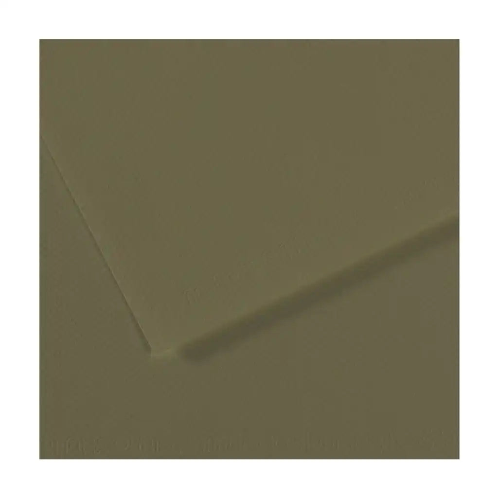 Canson Mi-Teintes Colored Art Paper 8.5X11, Olive Green 191