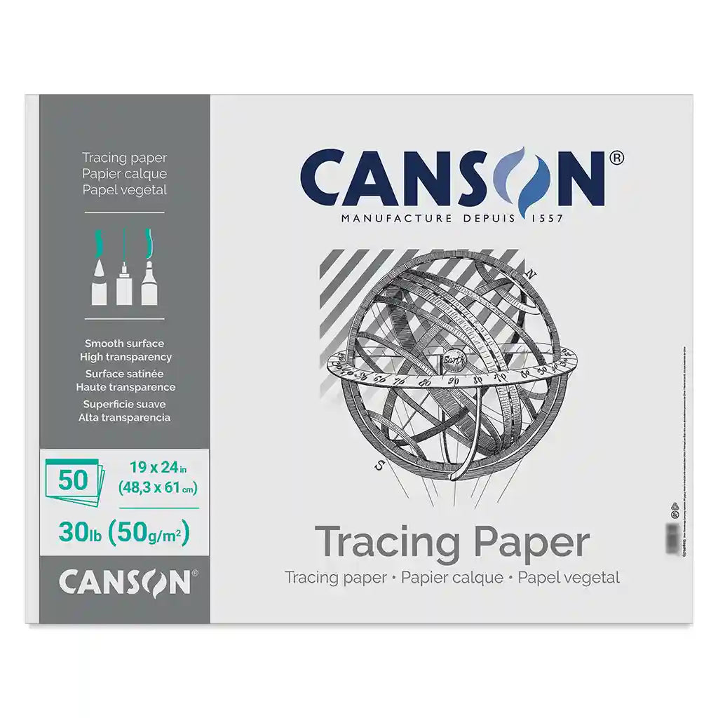 Artists Tracing Pad 30lb 19X24 50 Sheet