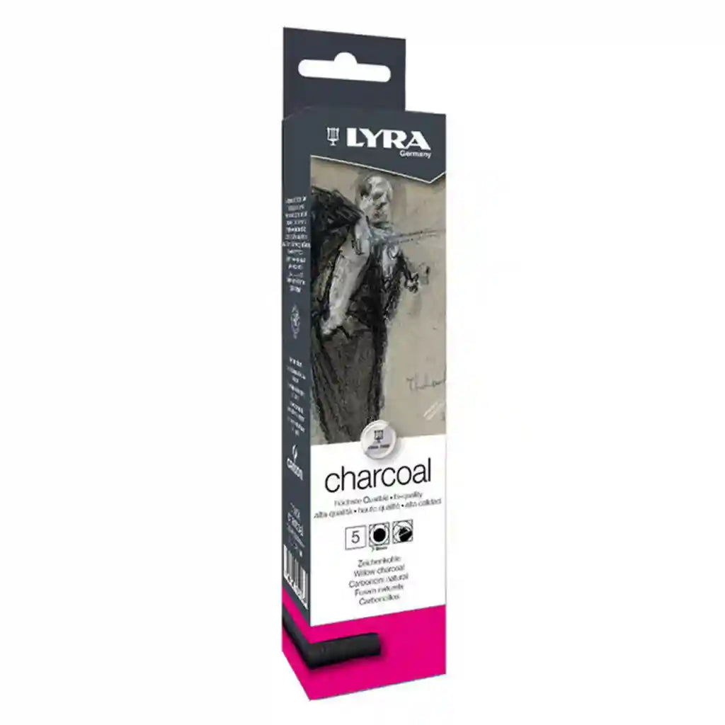 Lyra Charcoal Sticks Thick 5pcs Carton Box
