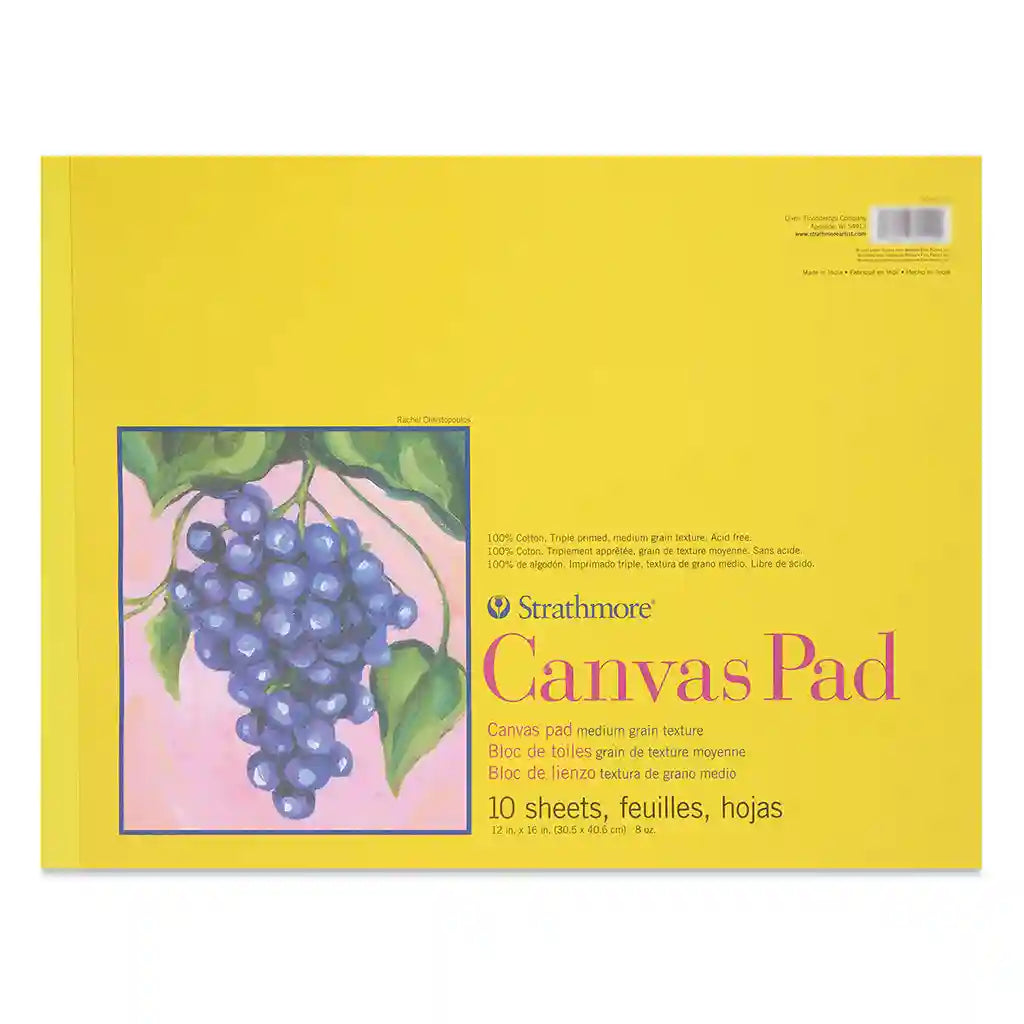 Strathmore 300 Series Canvas Pad 16x20in, 10 Sheets