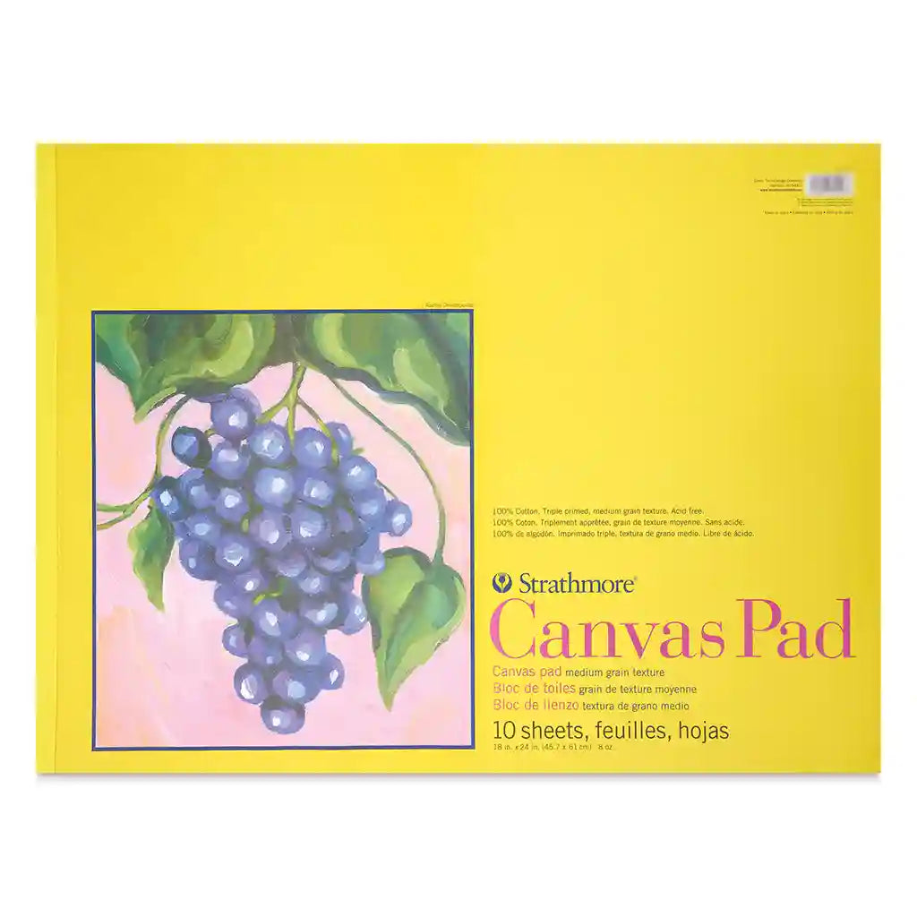 Strathmore 300 Series Canvas Pad 18x24in, 10 Sheets