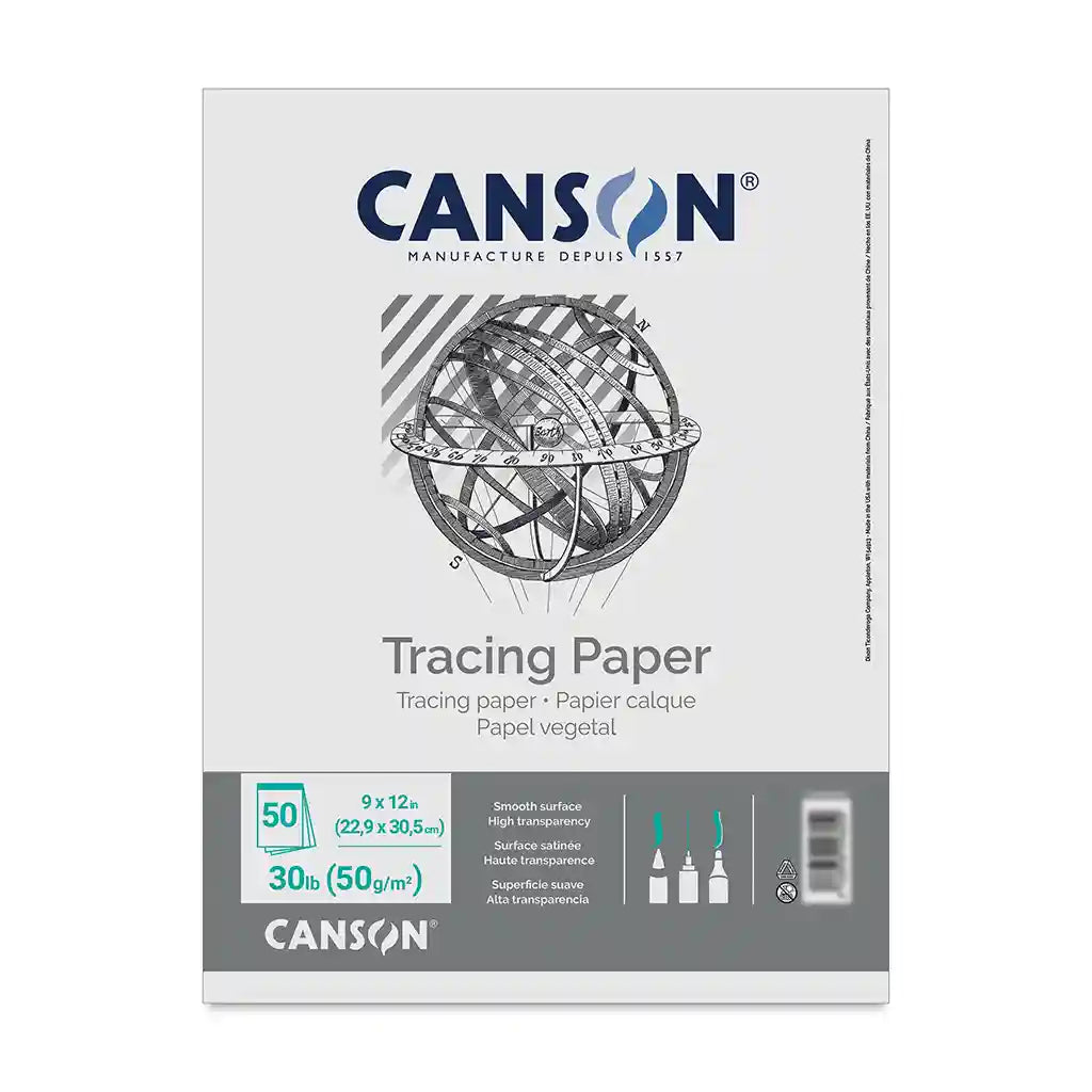 Artist Series Tracing Pads 50G 9x12in 50 Sheets