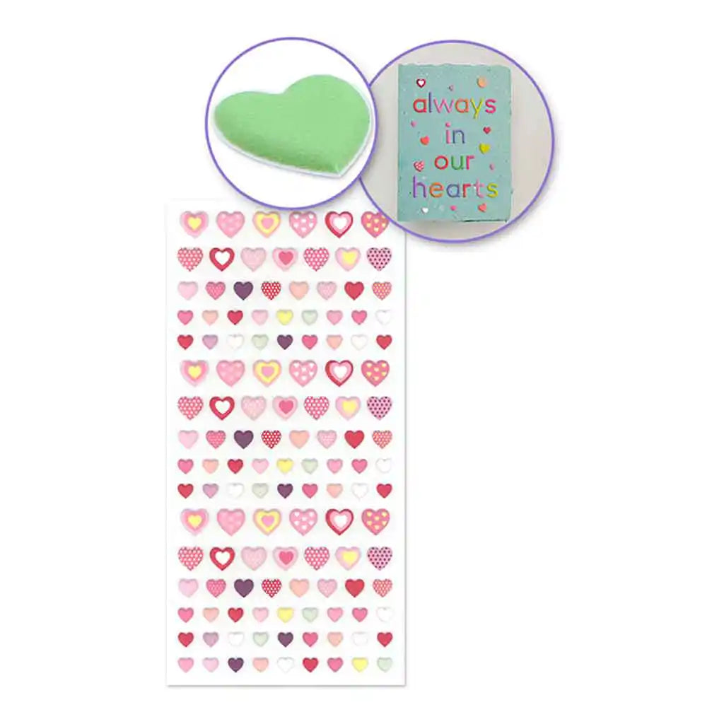 Paper Craft Sticker: 3.7in x 7.7in 3D Puffy Icons Mini Motifs
