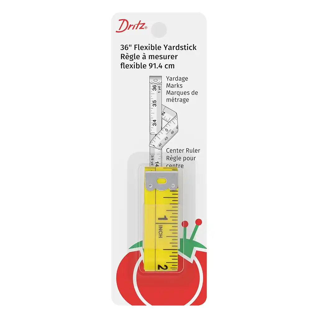 Dirtz Tape Measure Flexible Yardstick, 5/8in x 36in