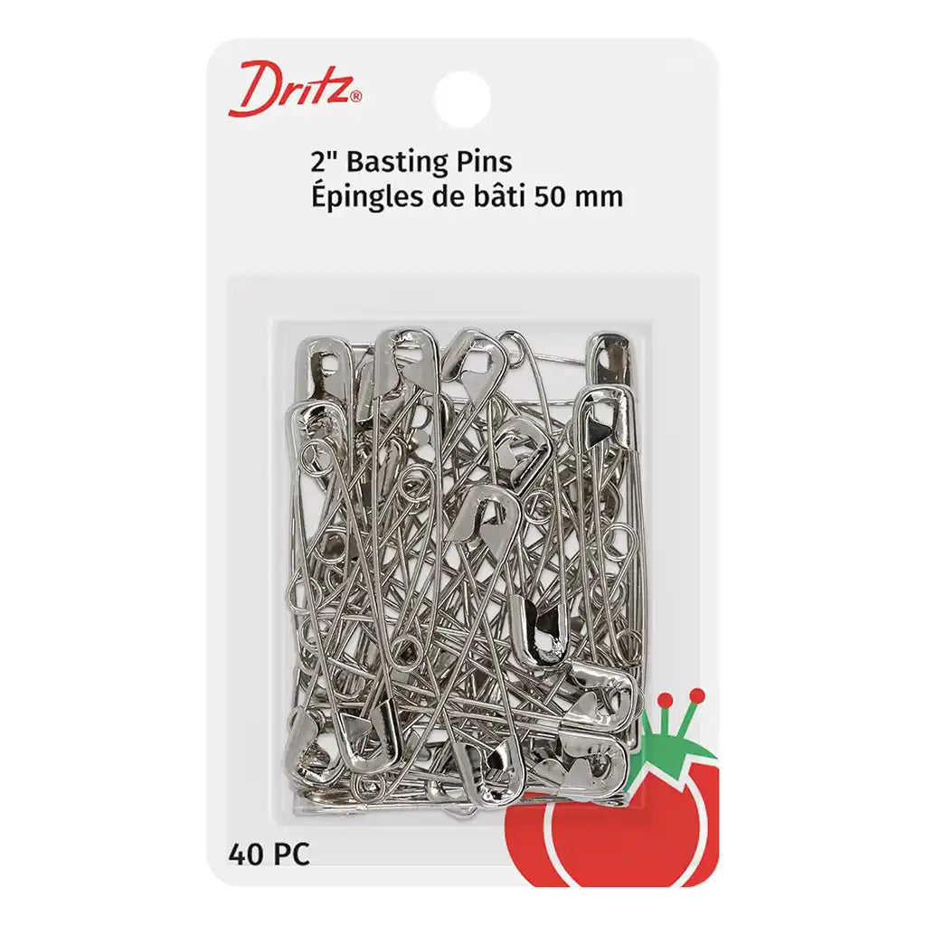 Pin Basting Size 3 Nickel Plated Steel 40pc