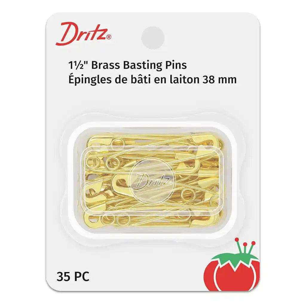 Pin Basting Size 2 Brass 35pc