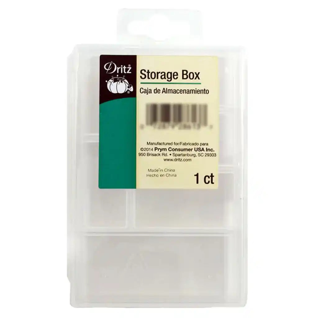 Pin Storage Box Clear Plastic