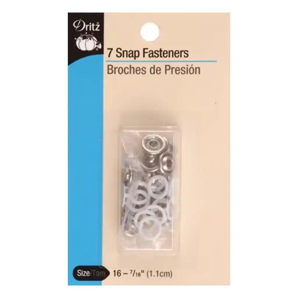 Snap Open Ring 7/16in White 7 Set