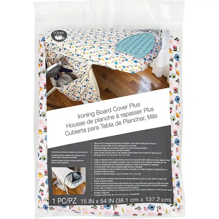 Cover Ironing Board with Pocket & Iron Rest