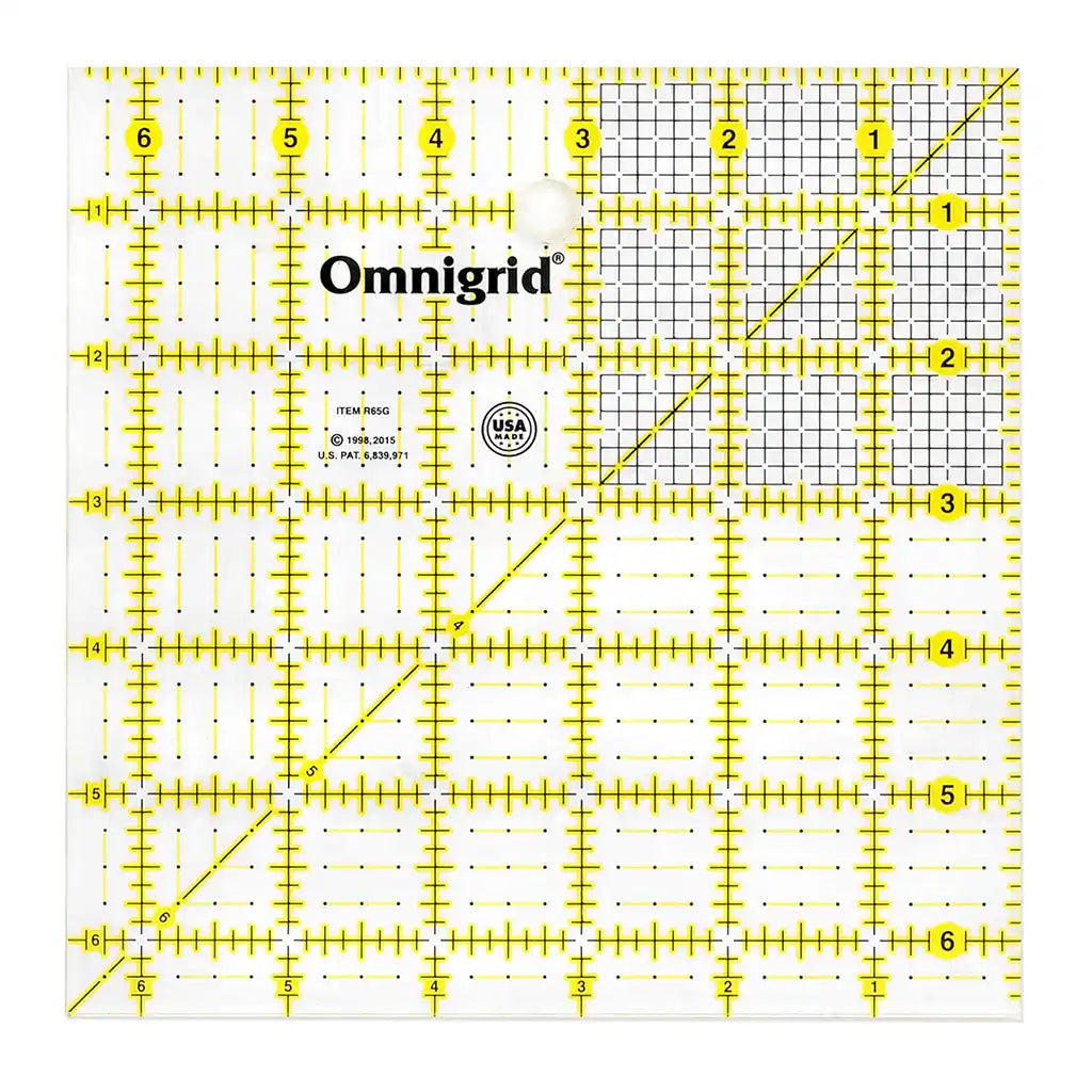 Omnigrid 6.5in x 6.5in with Grid