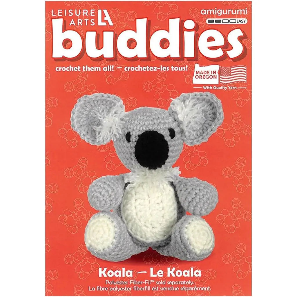 Leisure Arts Crochet Buddies Kit Koala