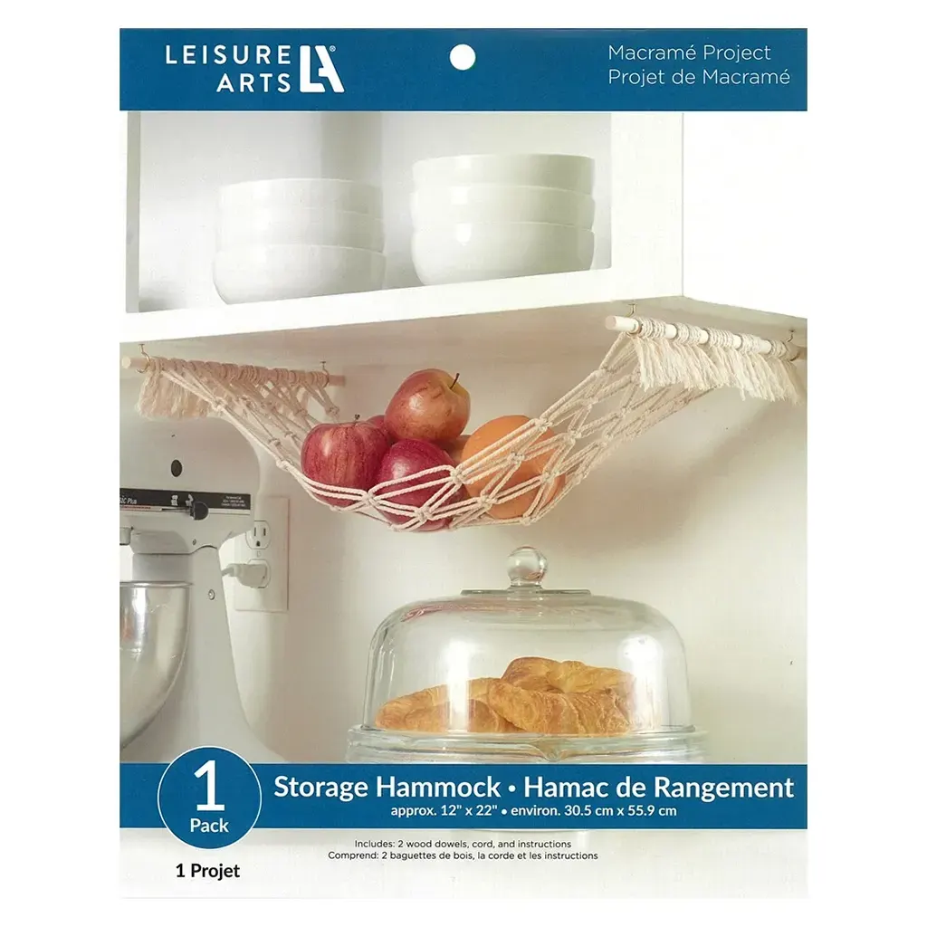 Leisure Arts Macrame Kit Storage Hammock