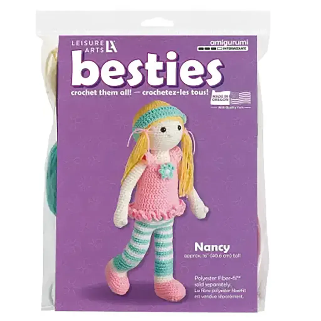 Leisure Art Crochet Besties Kit Nancy
