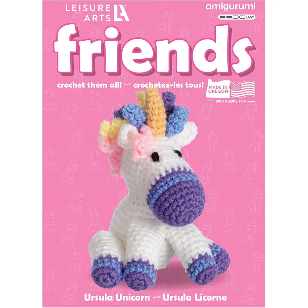 Leisure Arts Crochet Friend Kit Unicorn